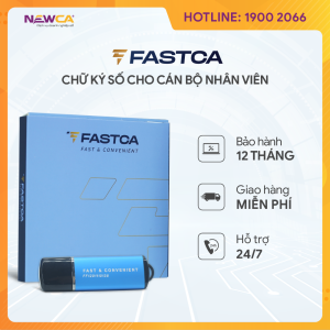 Chữ ký số FASTCA cho cán bộ nhân viên