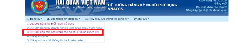 Newca Huong dan lay thong tin tai khoan VNACCS 7 1