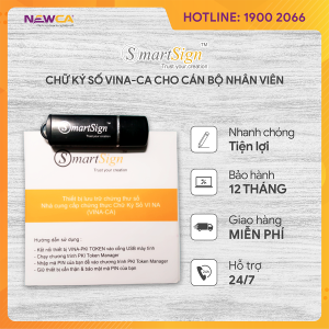 Chữ ký số VINA-CA cho cán bộ nhân viên