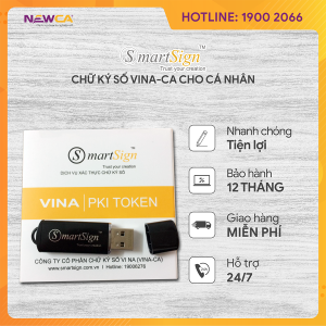 Chữ ký số VINA-CA cho cá nhân