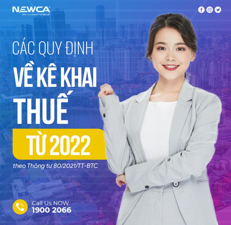 Các quy định về khai thuế từ 2022 theo thông tư 80/2021/TT-BTC