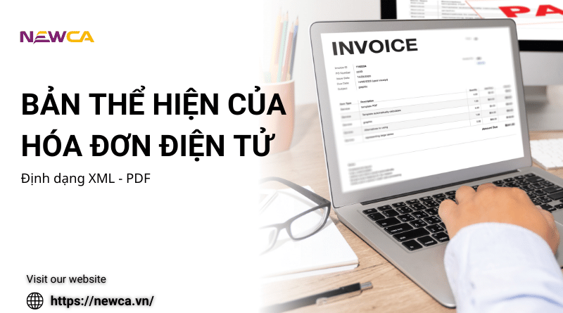 Bản thể hiện của hóa đơn điện tử
