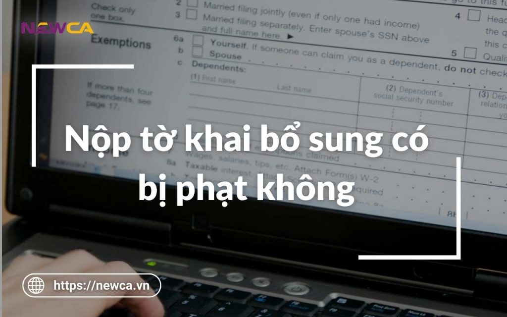 Nộp tờ khai bổ sung có bị phạt không?