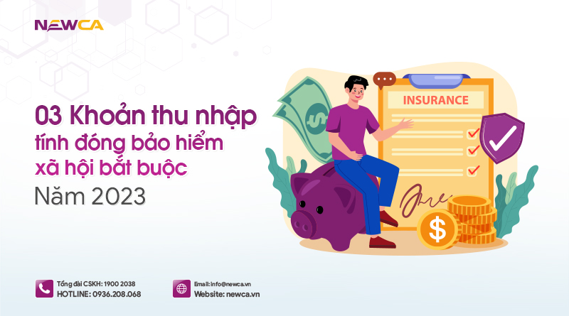 03 khoản thu nhập tính đóng bảo hiểm xã hội bắt buộc năm 2023
