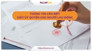 Thông tin giấy ủy quyền cho người lao động