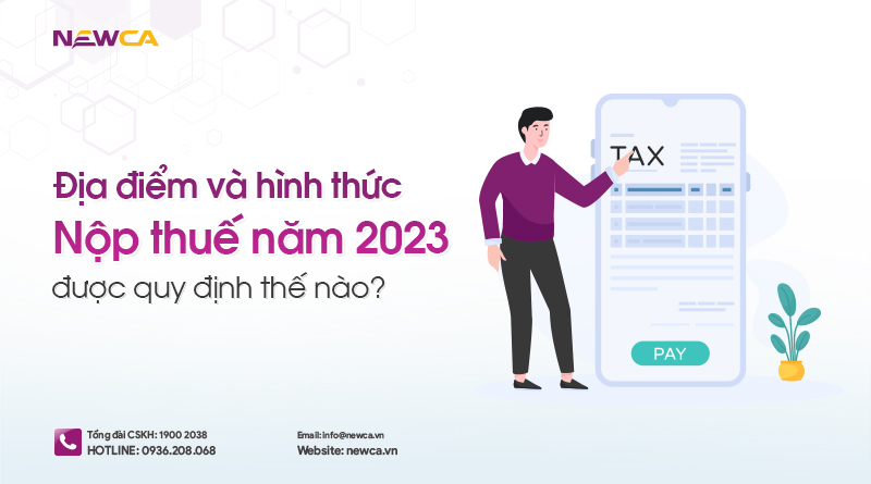 Địa điểm và hình thức nộp thuế năm 2023 được quy định thế nào?