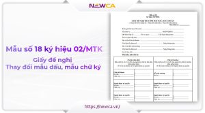 Mẫu số 18 kỹ hiệu 02/MKT