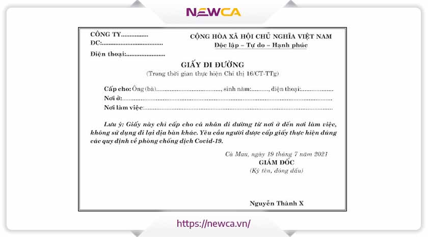xin giấy đi đường ở đâu