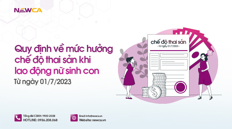Quy định về mức hưởng chế độ thai sản khi lao động nữ sinh con từ ngày 01/7/2023