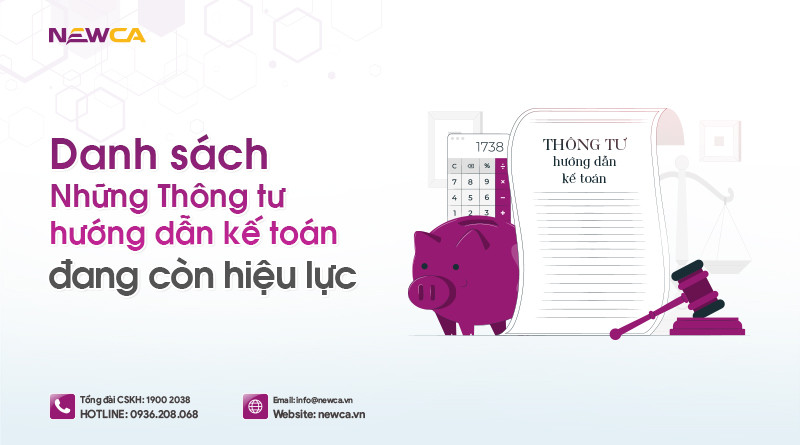 Danh sách những Thông tư hướng dẫn kế toán đang còn hiệu lực