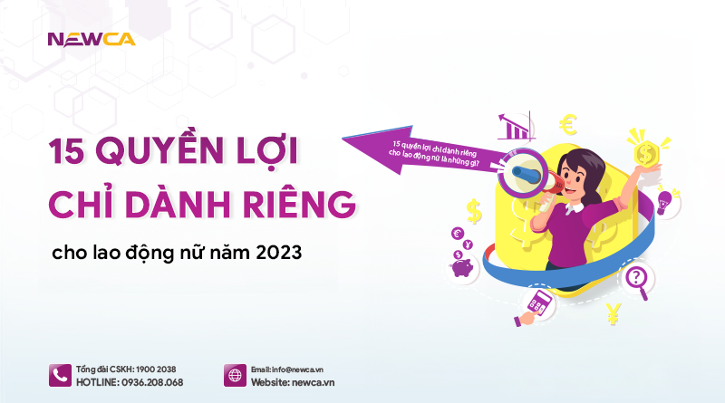 15 quyền lợi dành riêng cho lao động nữ