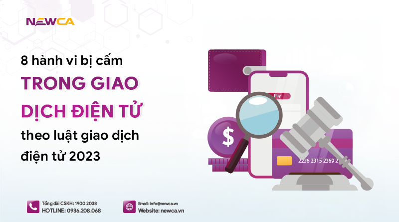 8 hành vi bị cấm trong giao dịch điện tử