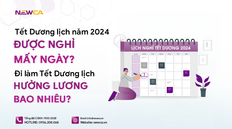 Tết Dương lịch 2024 người lao động được nghỉ bao nhiêu ngày? Mức lương đi làm Tết Dương lịch là bao nhiêu?