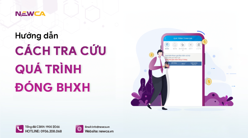 tra cứu quá trình đóng BHXH