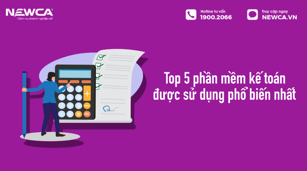 Top 5 phần mềm kế toán phổ biến