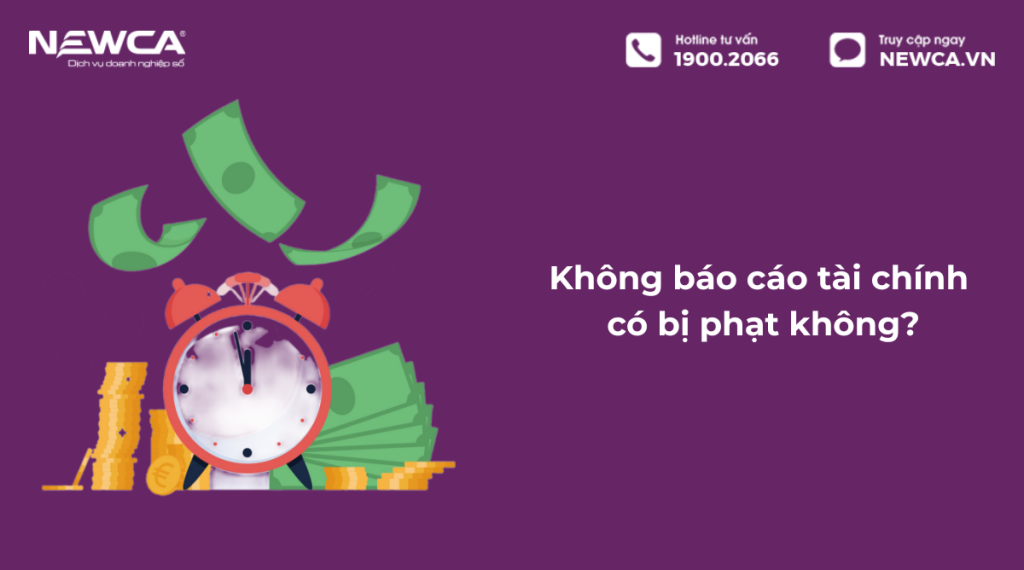 không báo cáo tài chính có bị phạt