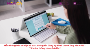 rà soát thông tin đăng ký thuế