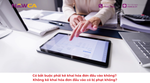 kê khai hóa đơn đầu vào