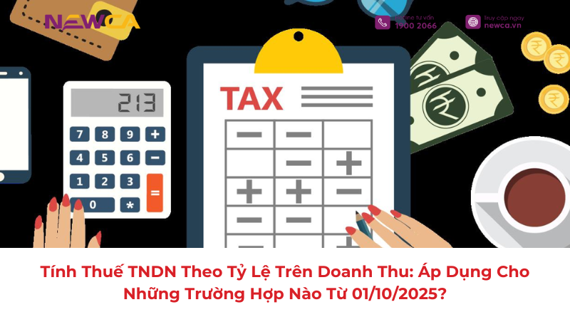 Tính Thuế TNDN Theo Tỷ Lệ Trên Doanh Thu
