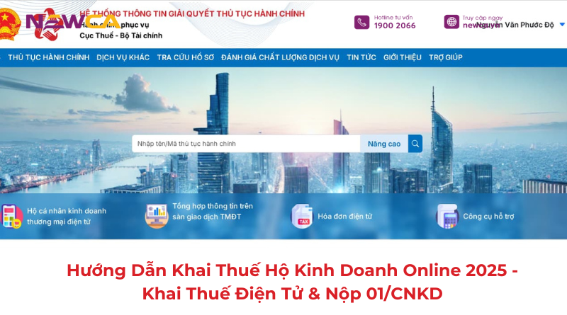 khai thuế hộ kinh doanh