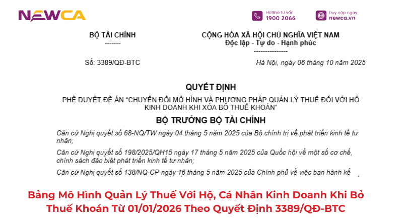 bỏ thuế khoán