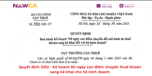chuyển thuế khoán sang kê khai