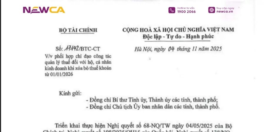 Công văn 17142/BTC-CT