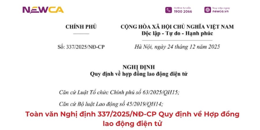 hợp đồng lao động điện tử