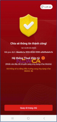 Ấn "Gửi hồ sơ"