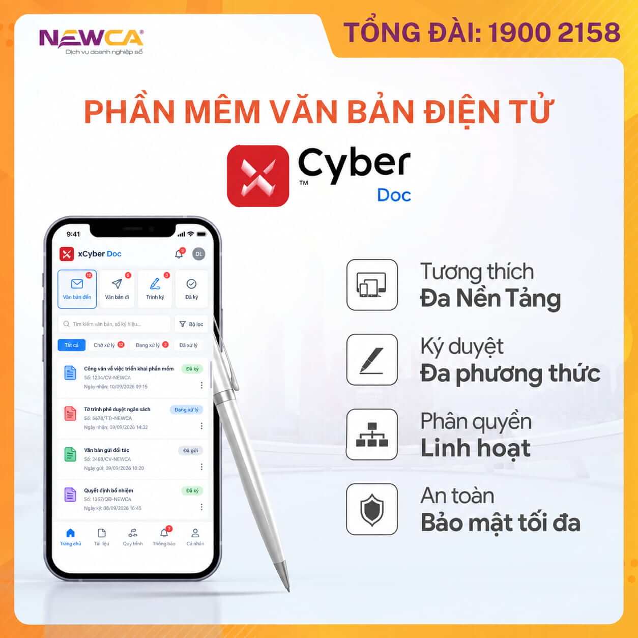 NewCA đồng hành cùng doanh nghiệp trong quản lý hợp đồng điện tử