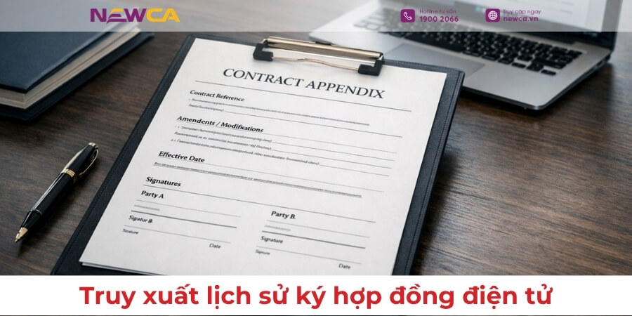 Truy xuất lịch sử ký hợp đồng điện tử: Kế toán quản lý hồ sơ thế nào?